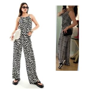 Zebra Print Women's Jumpsuit ❤️